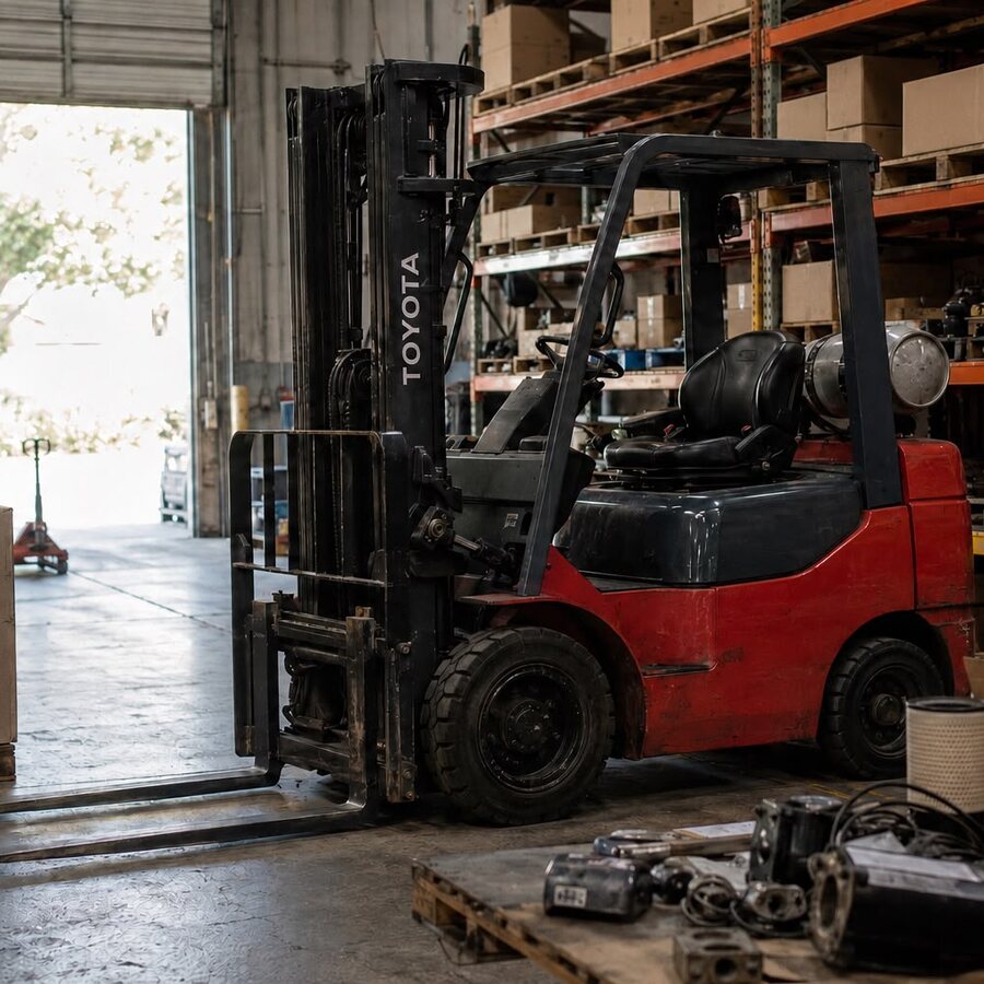 Puche Parts forklift warehouse